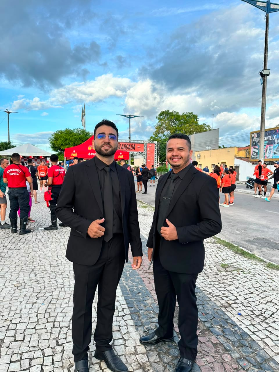 Equipe Vixe Pacajus em cobertura de evento